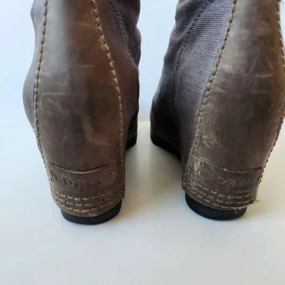 Sorel Joan Of Arctic Wedge Boots Lace Up Fall Winter Cabincore Cute Outdoor 9.5 - Picture 9 of 12